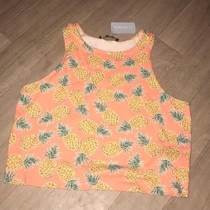 Pineapple crop top